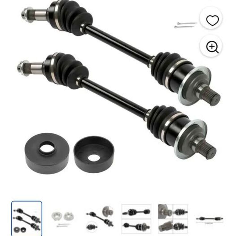 Like New A-Premium Pair (2) Rear CV Axle Shaft Assembly Compatible with Arctic C